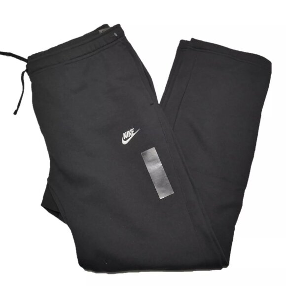 Nike Club Fleece Men's Size 2XL Sweatsuit Black Neon Volt Warm Up Hoodie Pants - Picture 11 of 15